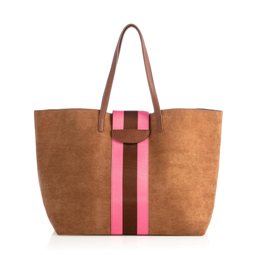 Fireworks Gallery | SHIRALEAH Blakely Tote: Chocolate
