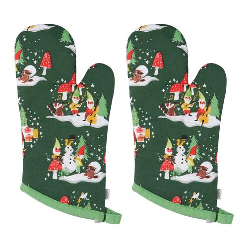DouZhe Oven Mitts and Pot Holders Sets, Cute Cartoon Sparkle Stars