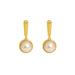  Catalina Droplet Earrings : Gold/Pearl