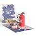  Pop- Up Birthday Card : Holy Smokes You ' Re Old