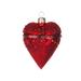  Red Glass Heart Box Ornament