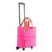  Ezra Quilted Nylon Roller Tote : Magenta