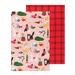  Dishtowels Set : Holiday Hounds