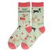  Holiday Socks : Feliz Naughty- Dog