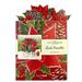  Popup Greeting Card Bouquet : Birch Poinsettia