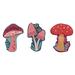  Shaped Magnetic Chip Clips : Mushroom