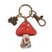  Enamel Key Chains : Mushroom