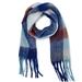  Super Soft Brushed Plaid Scarf : Blue Multi