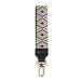  Easy Find Wristlet : Black & White Diamond Woven