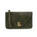  Claudia Keyhole Turnlock Envelope Crossbody : Forest Green