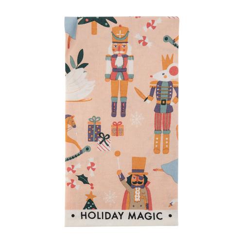 Holiday Shelly Tea Towel: Nutcracker