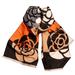  Reversible Cashmere Scarf : Rose/Orange