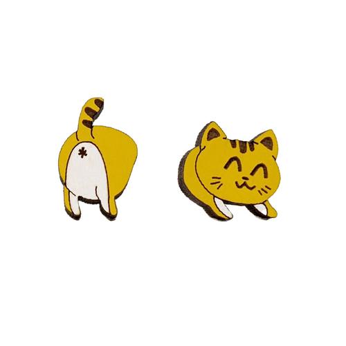 Cat Butt Earrings