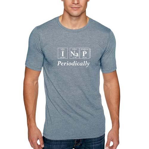 I NaP Periodically T-Shirt: Slate Blue